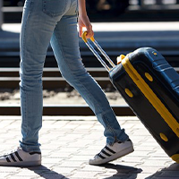 コンビニでキャリーケースレンタルの受け取りが出来るから安心